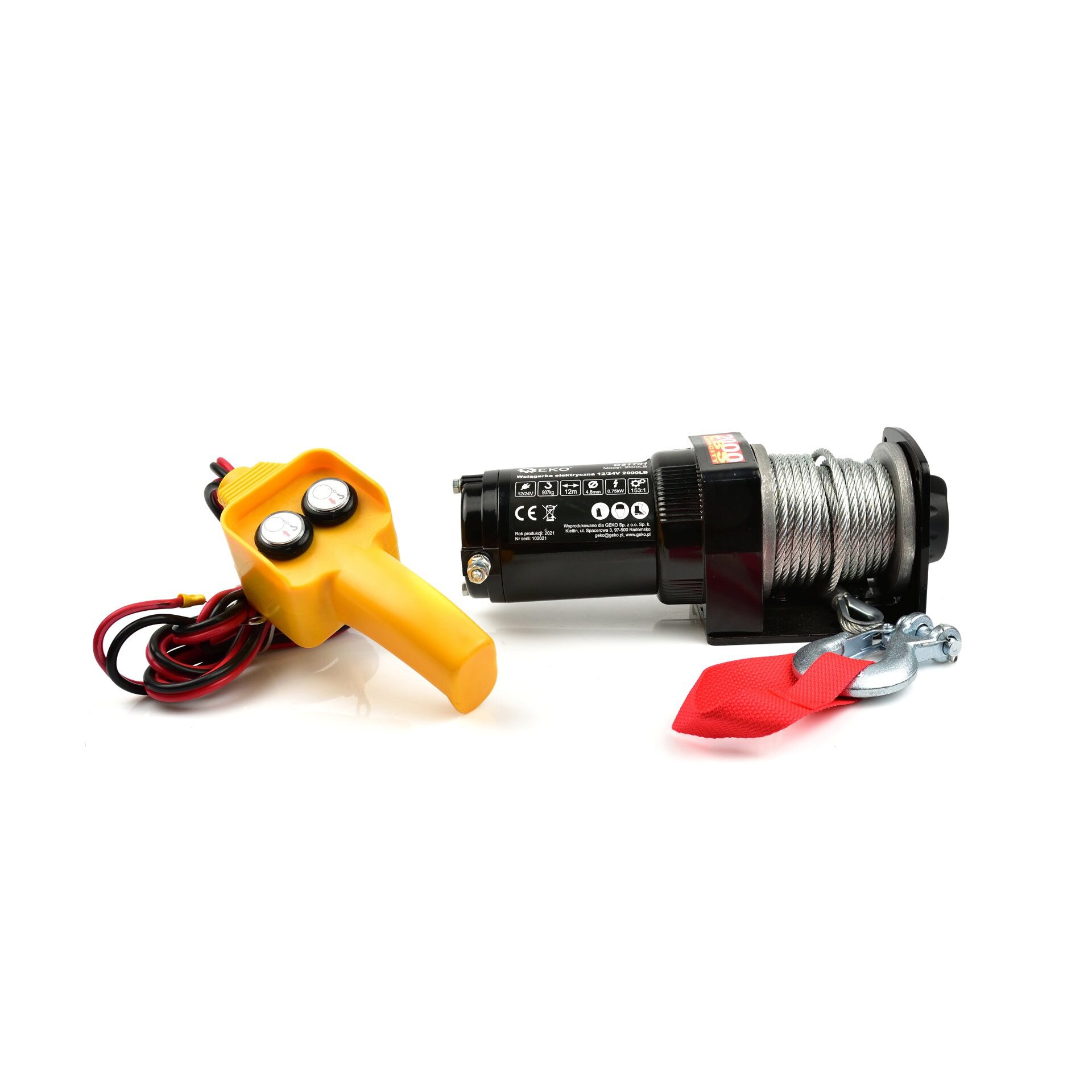 Troliu electric 12V 907Kg Geko