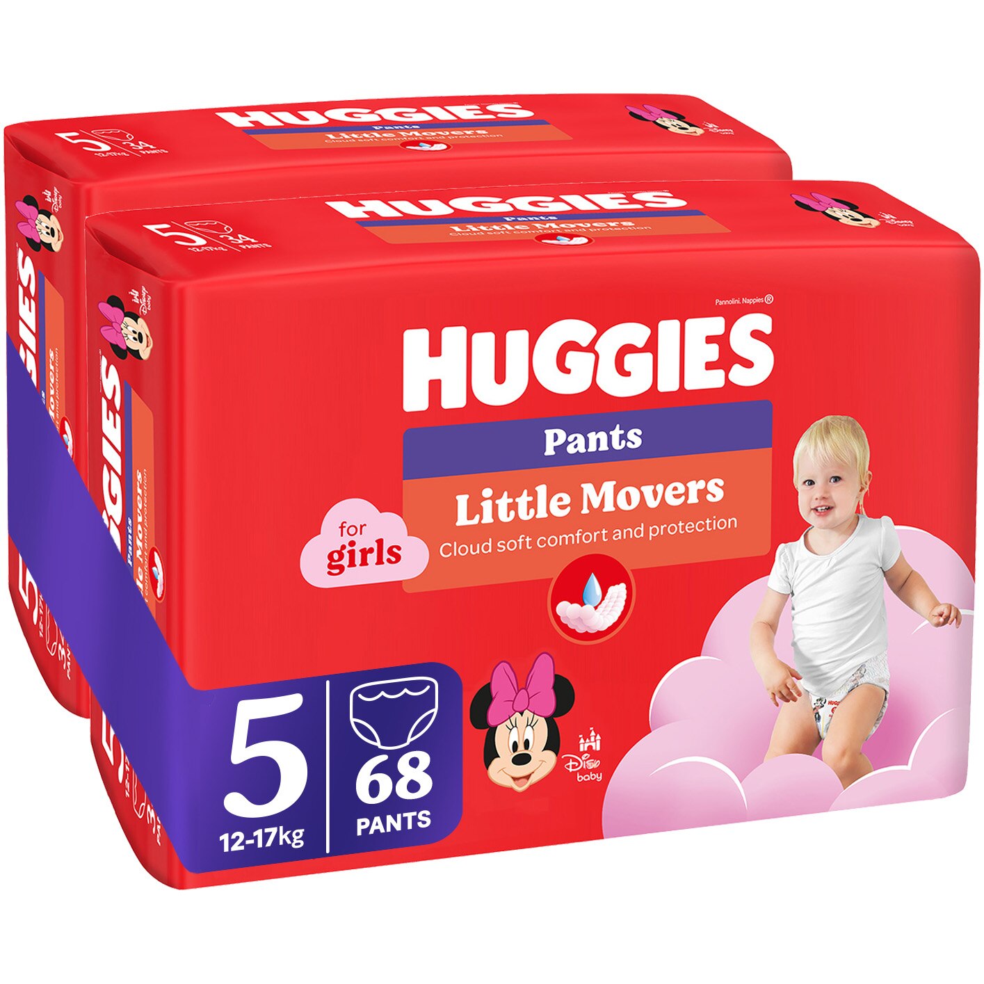 Huggies Little Movers 5 Girl 68