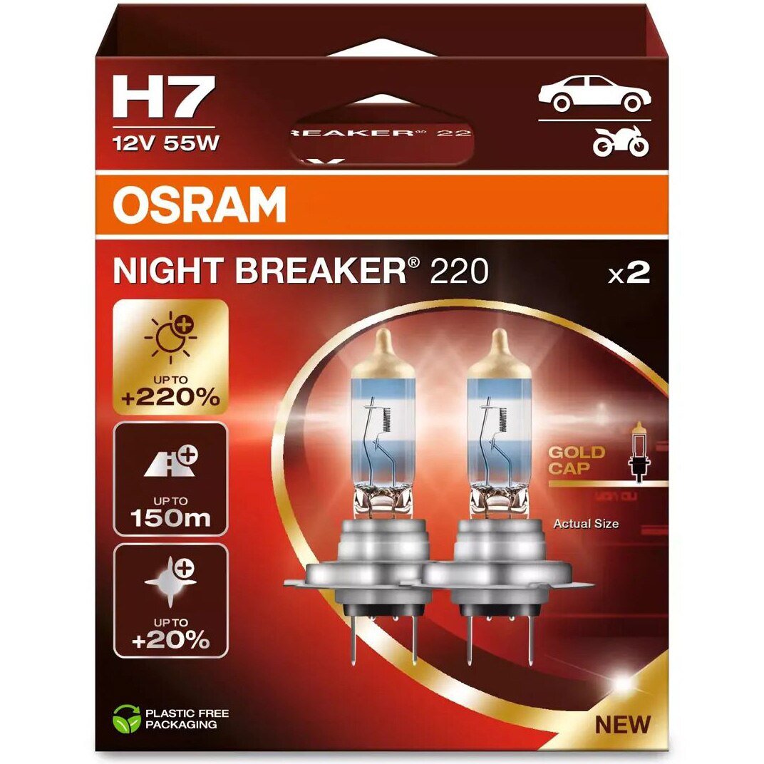 Osram Night Breaker 200 H7 (set 2)