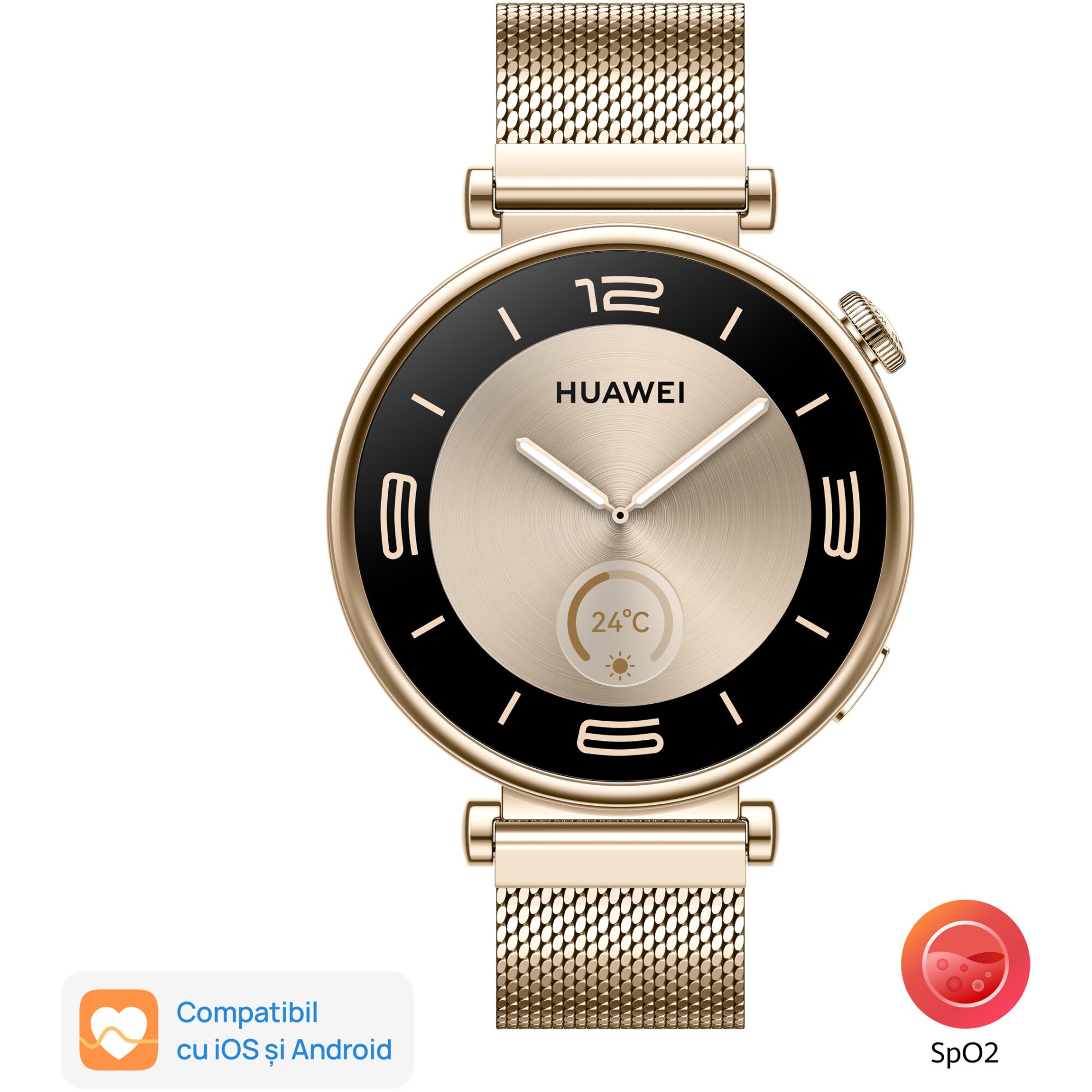 Huawei Watch GT 4, 41mm, Gold Milanese