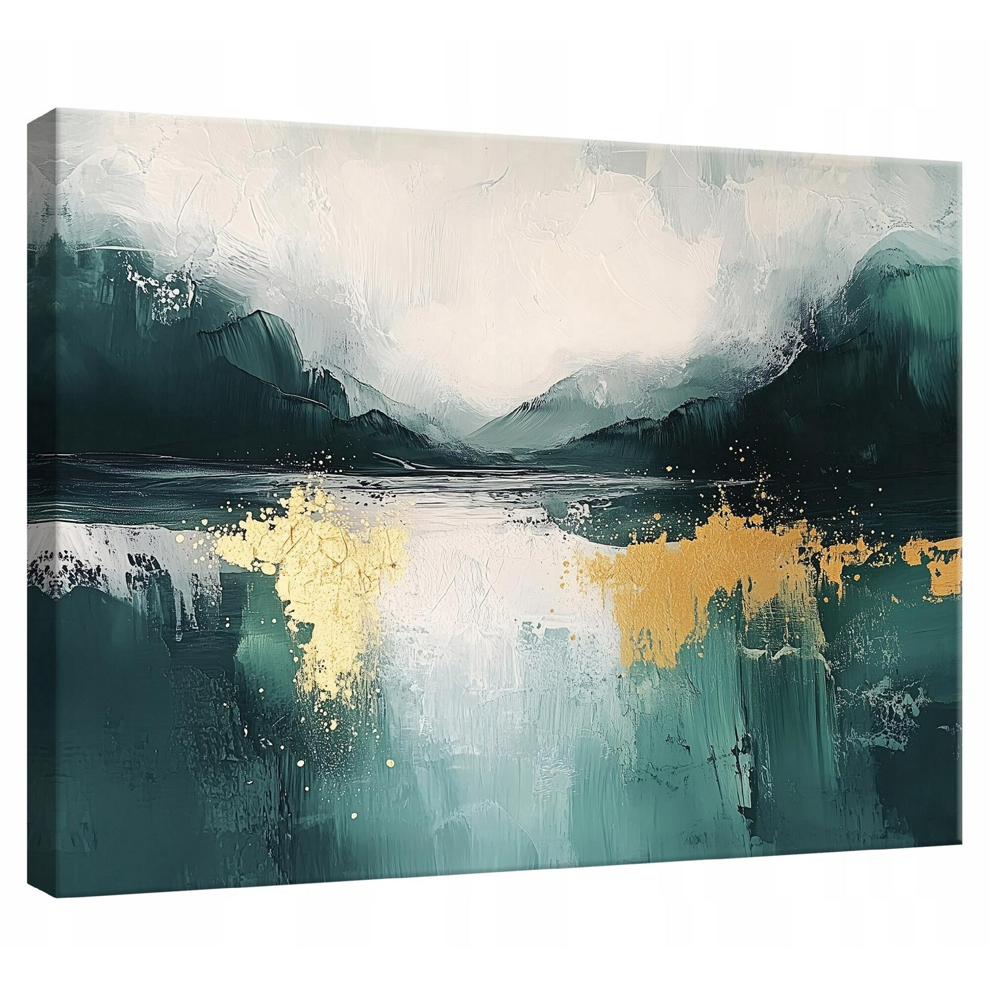 Tablou Canvas Living Abstract Verde