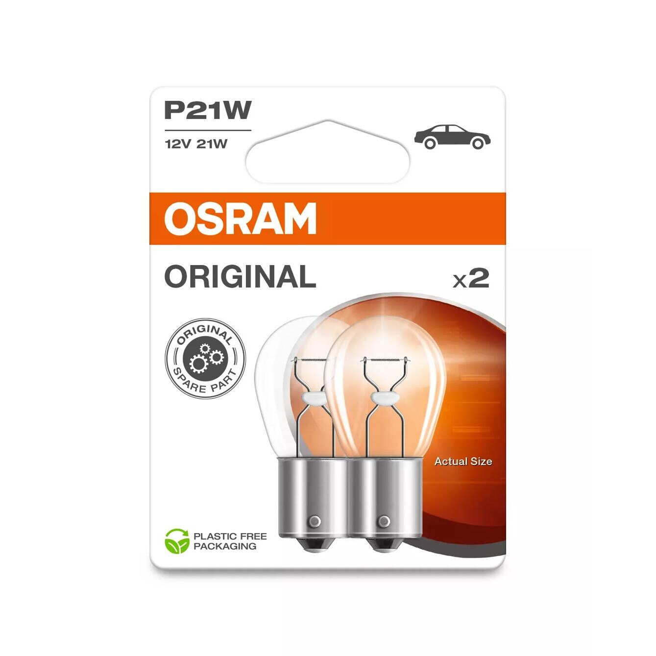 Set 2 Becuri Osram P21W