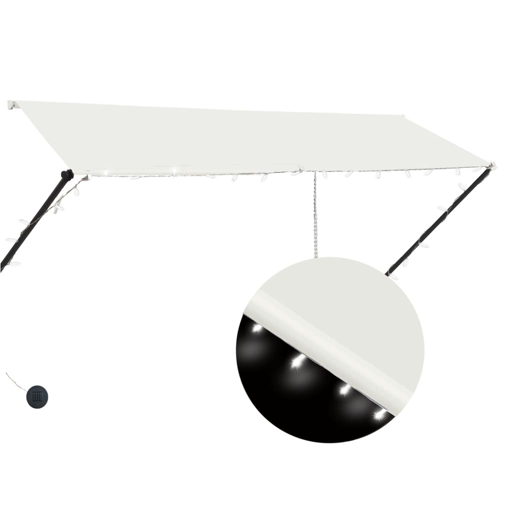 Copertină retractabilă cu LED vidaXL 300x150cm