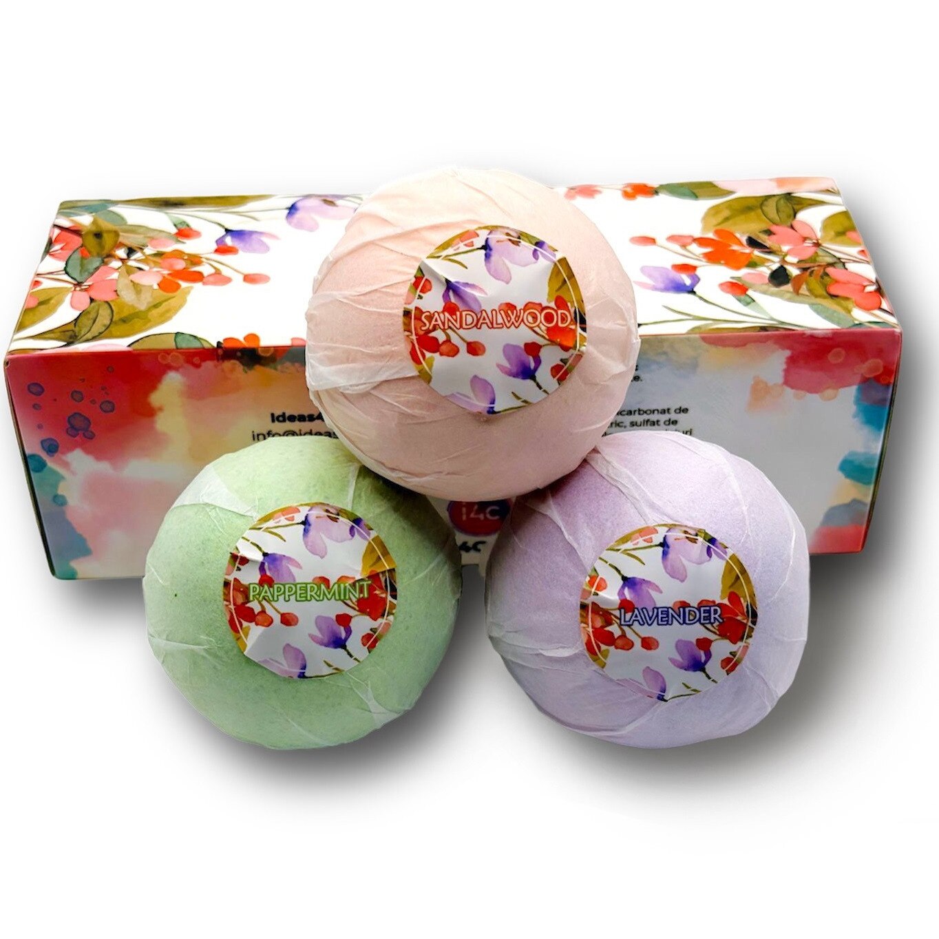 Set 3 bombe baie Ideas4Comfort