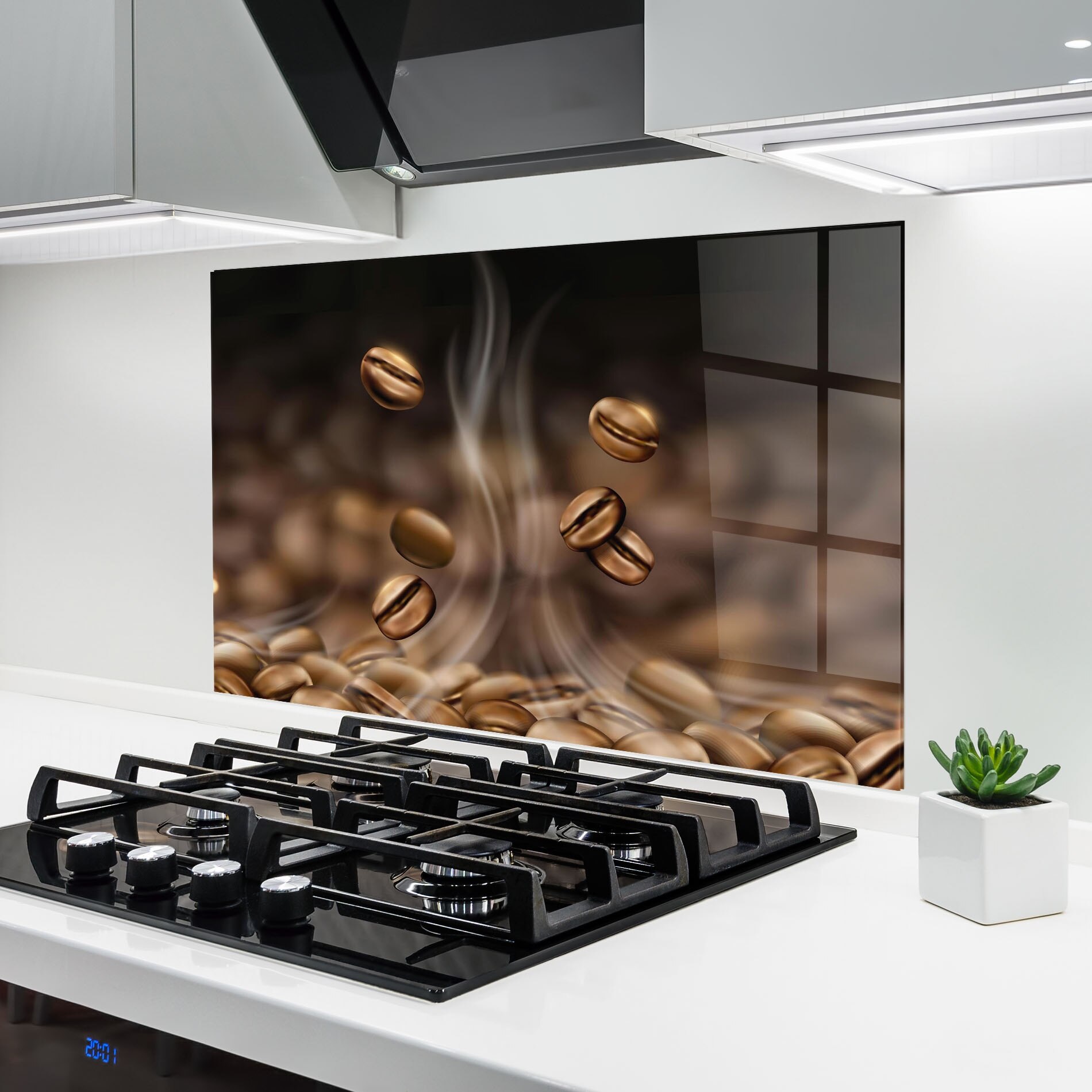Panou Sticla Arthub 60x100 cm Coffee Smoke