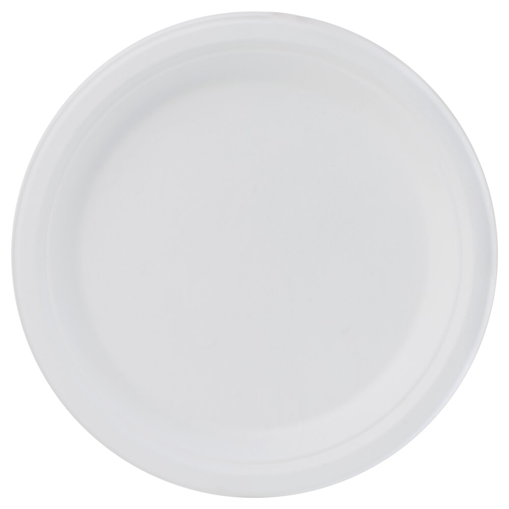 Farfurie rotundă trestie de zahăr 17 cm Biodeck