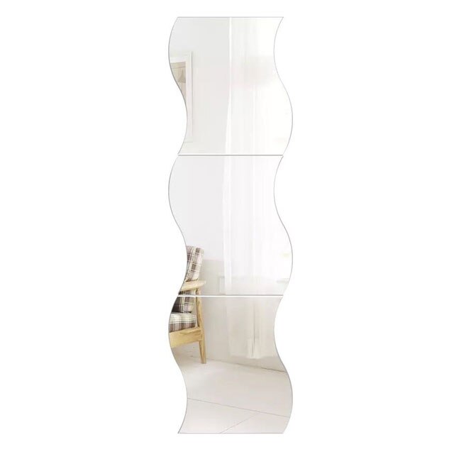 Set 3 Oglinzi Acrilice Valuri Luxer 19x17 cm