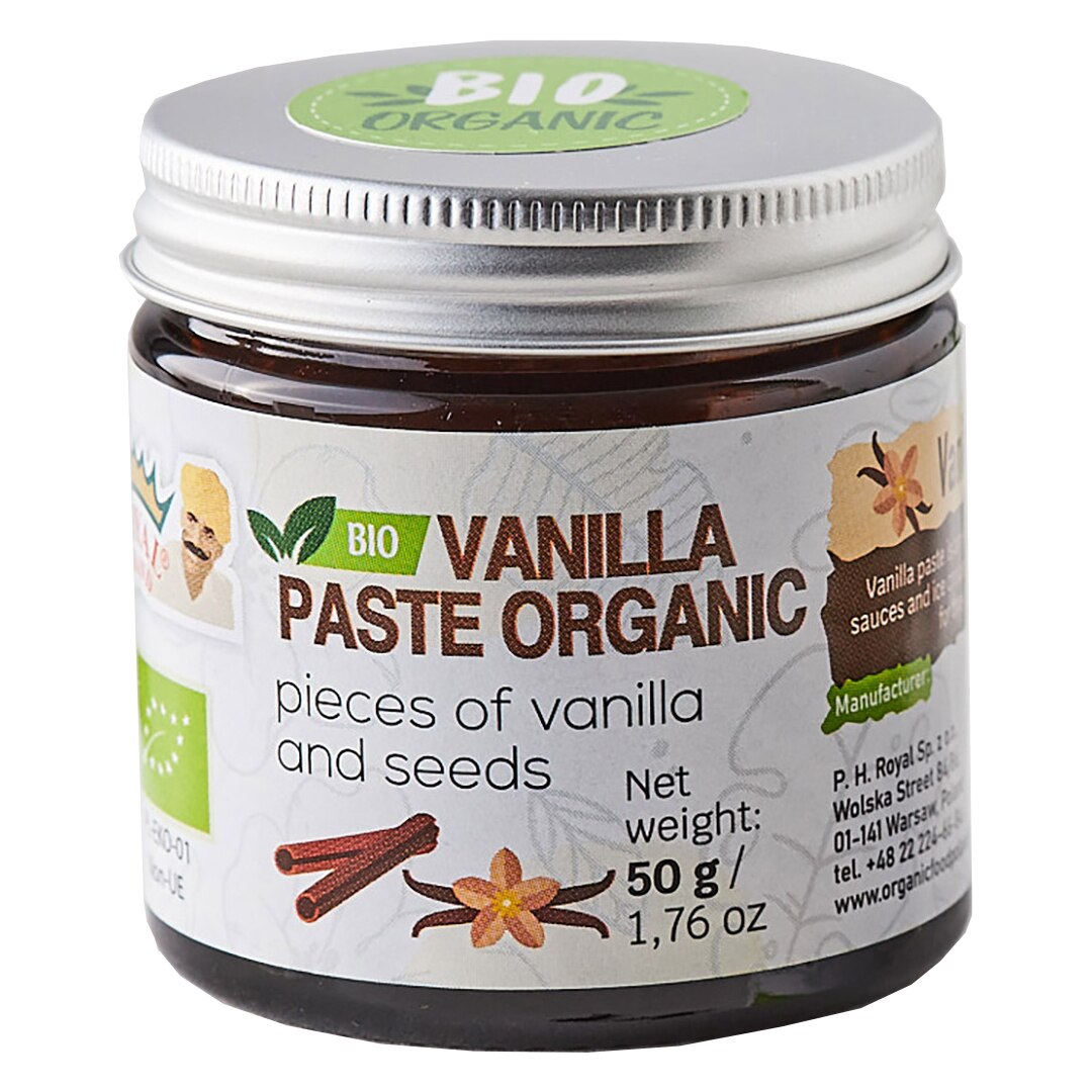 Pasta de vanilie Bio 50g Royal Brand