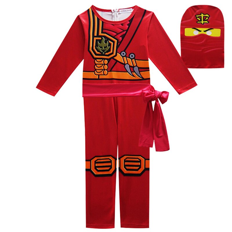 Costum Lego Ninjago Ninja Rosu 4-5 ani