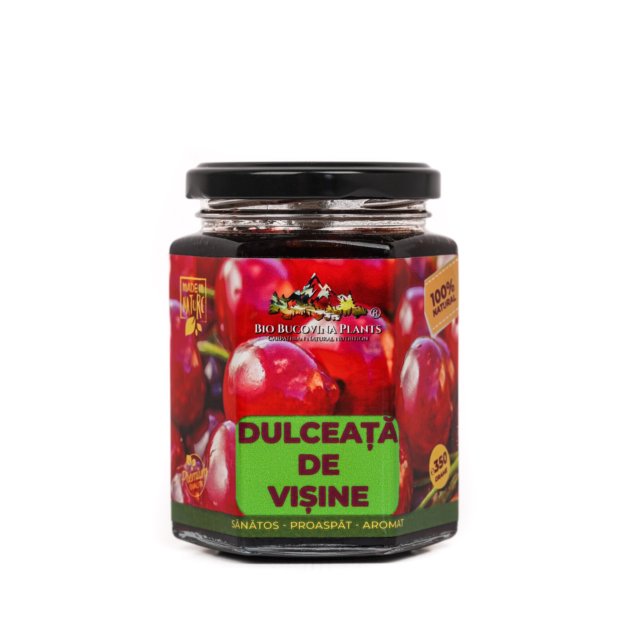 Dulceata de Visine Bio Bucovina Plants 350g