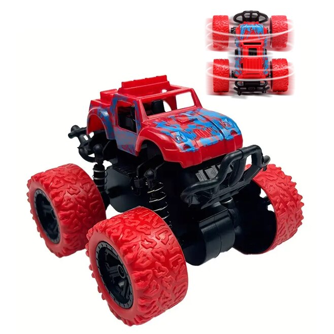 Masinuta Monster Truck Inertie Rosu