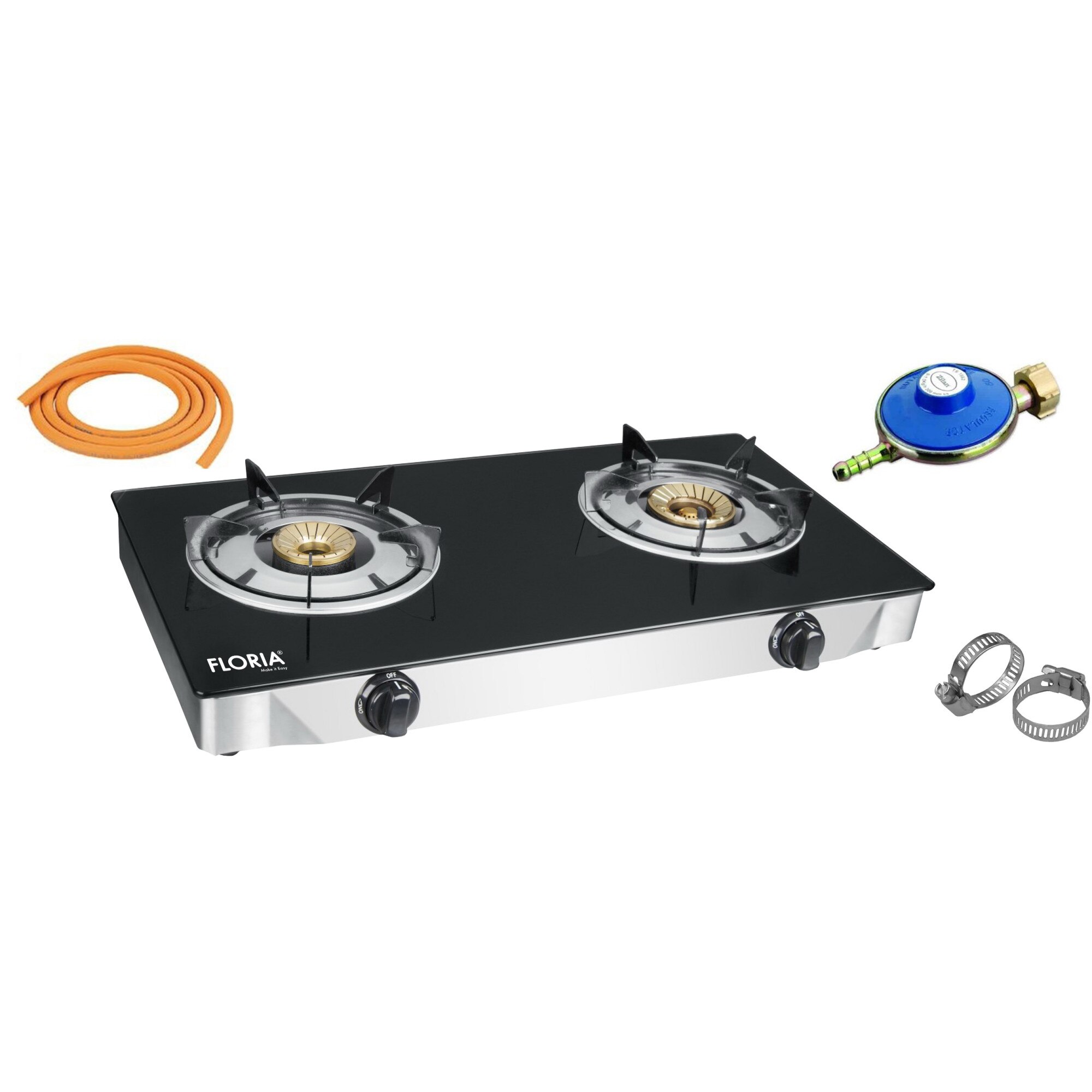 Aragaz inox 2 ochiuri Floria