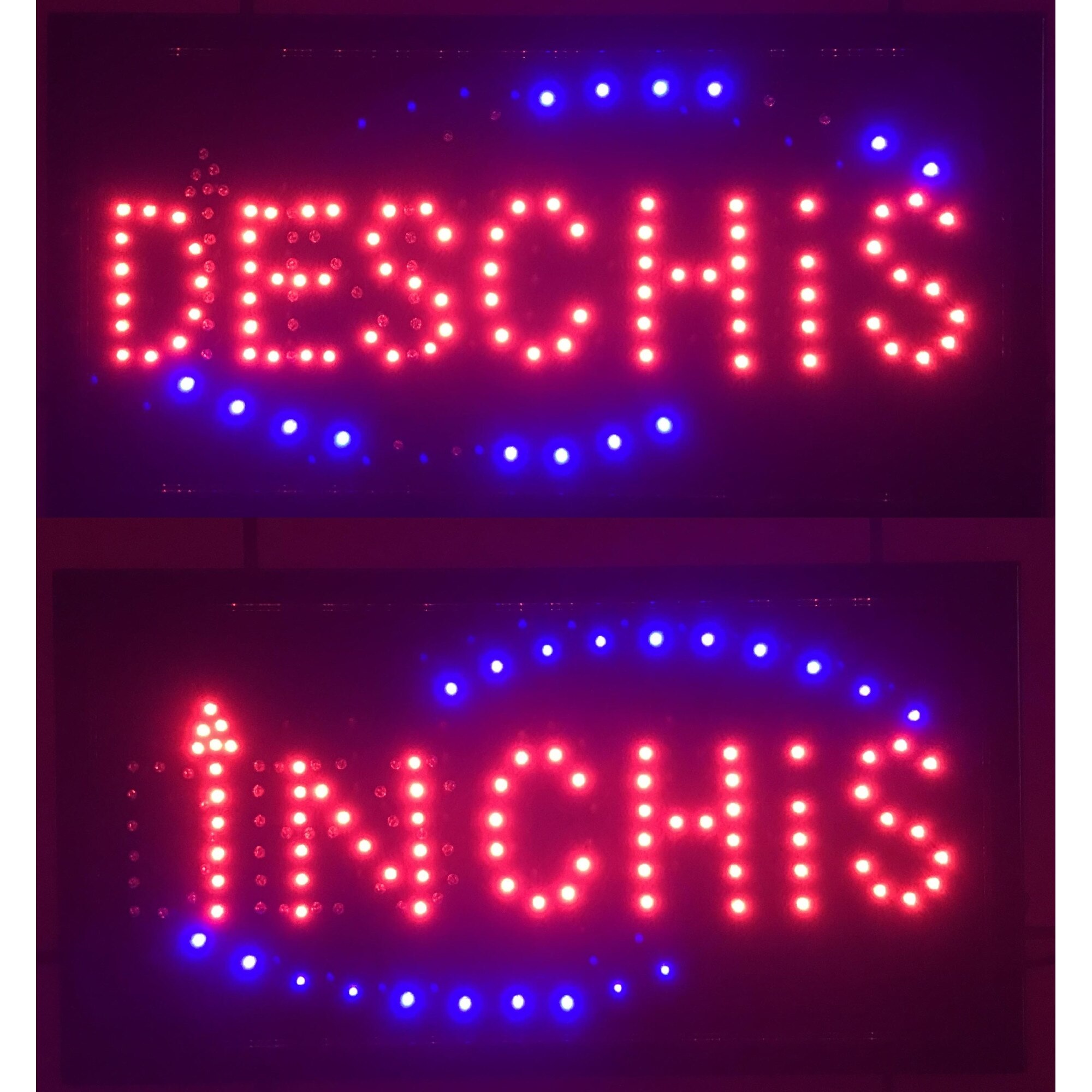 Reclama LED MyStyle Deschis-Inchis