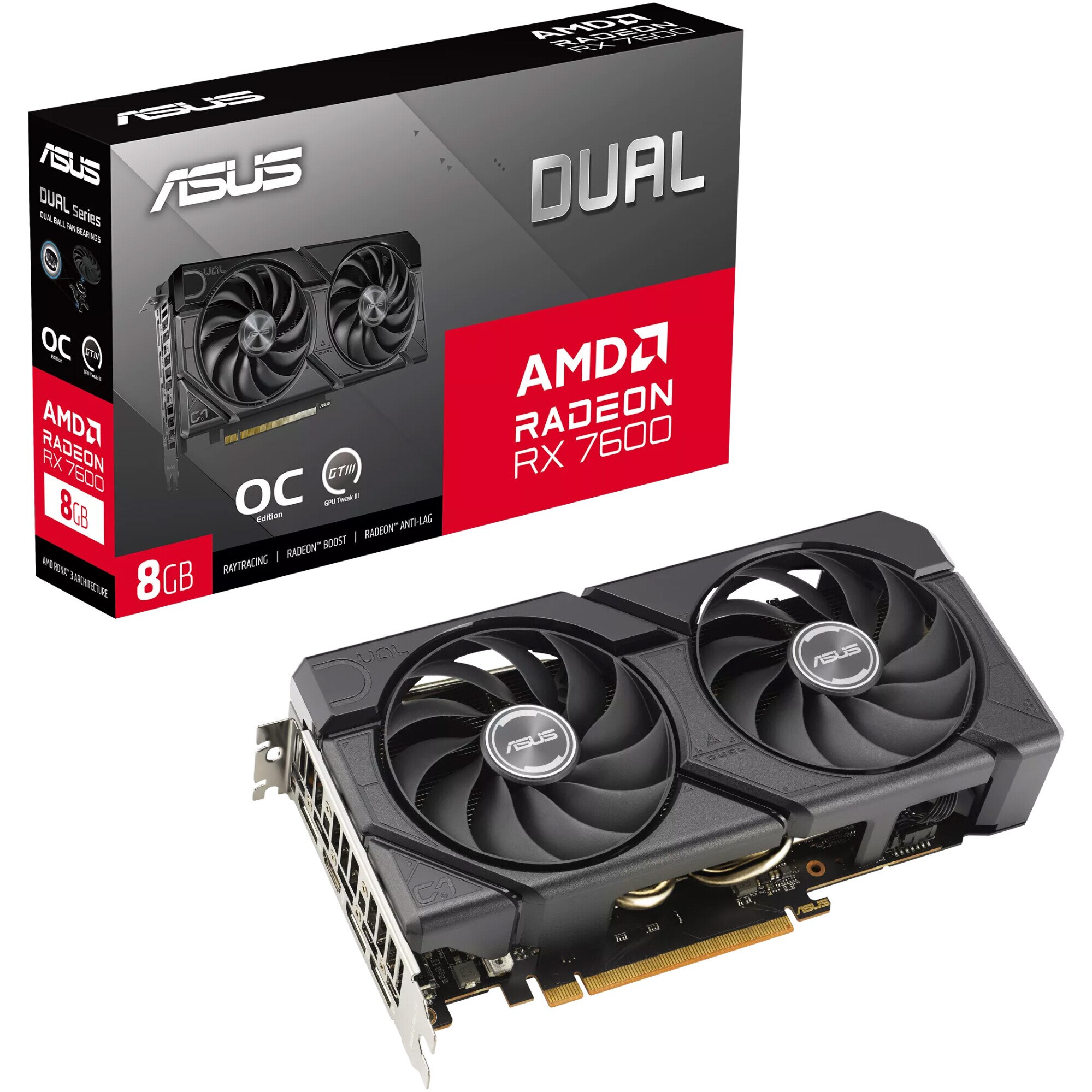 ASUS Radeon RX 7600 DUAL OC EVO