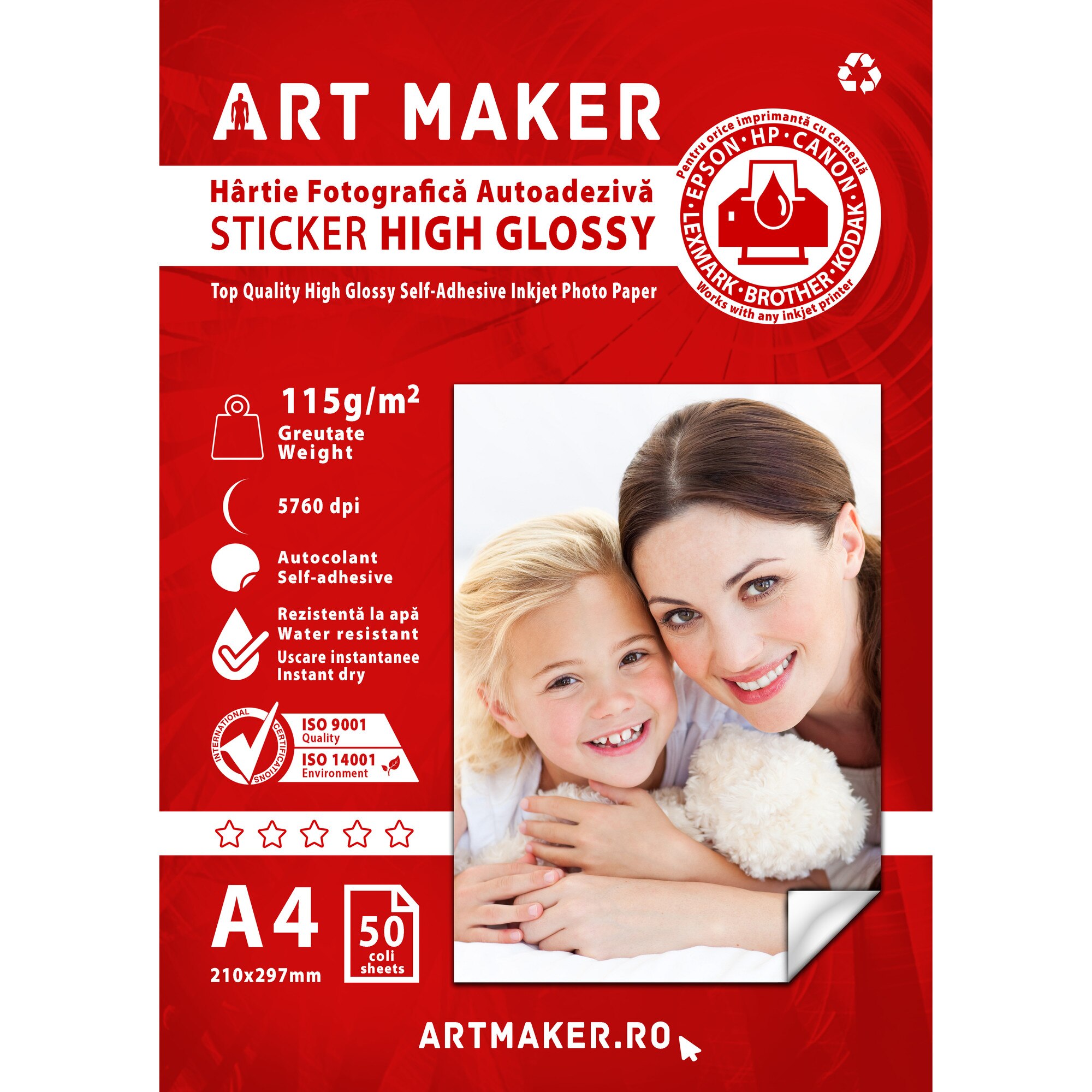 Hartie autoadeziva Art Maker Sticker Glossy