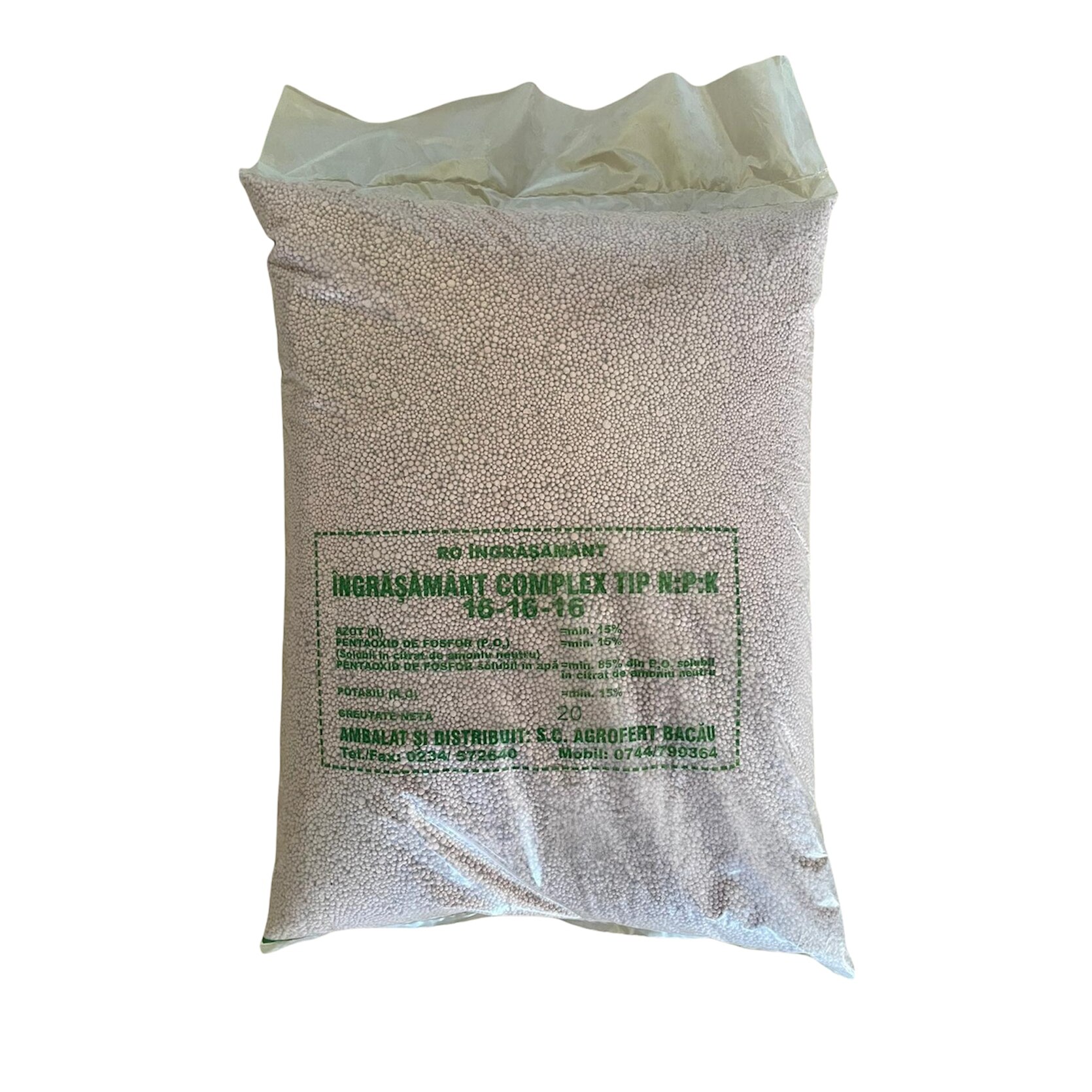 Ingrasamant complex NPK 16-16-16, 20 kg