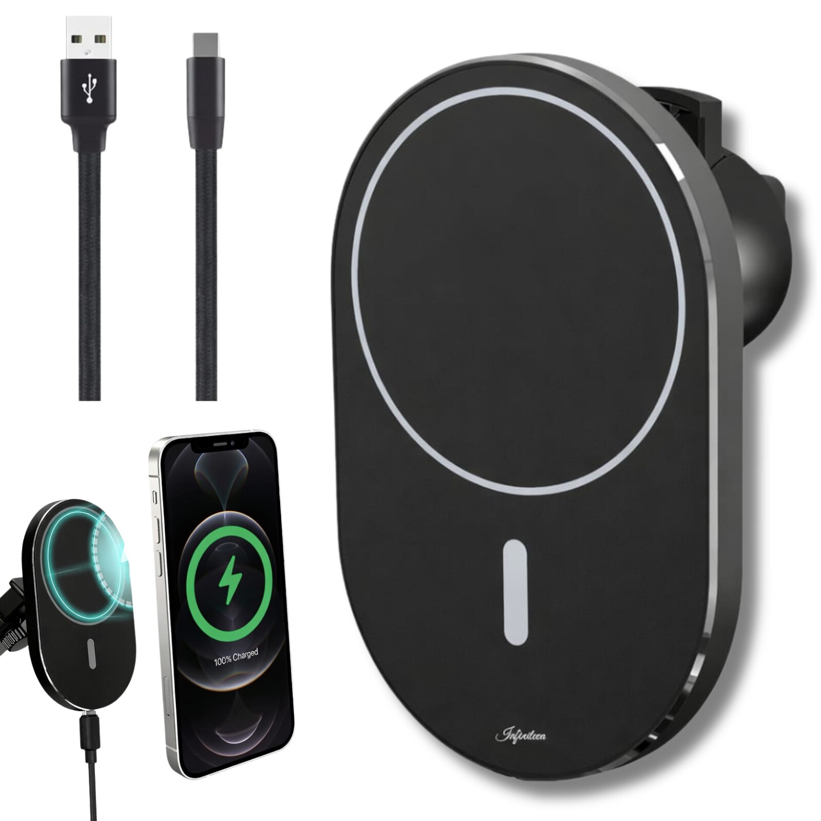 Infiniteea™ Incarcare Wireless 15W