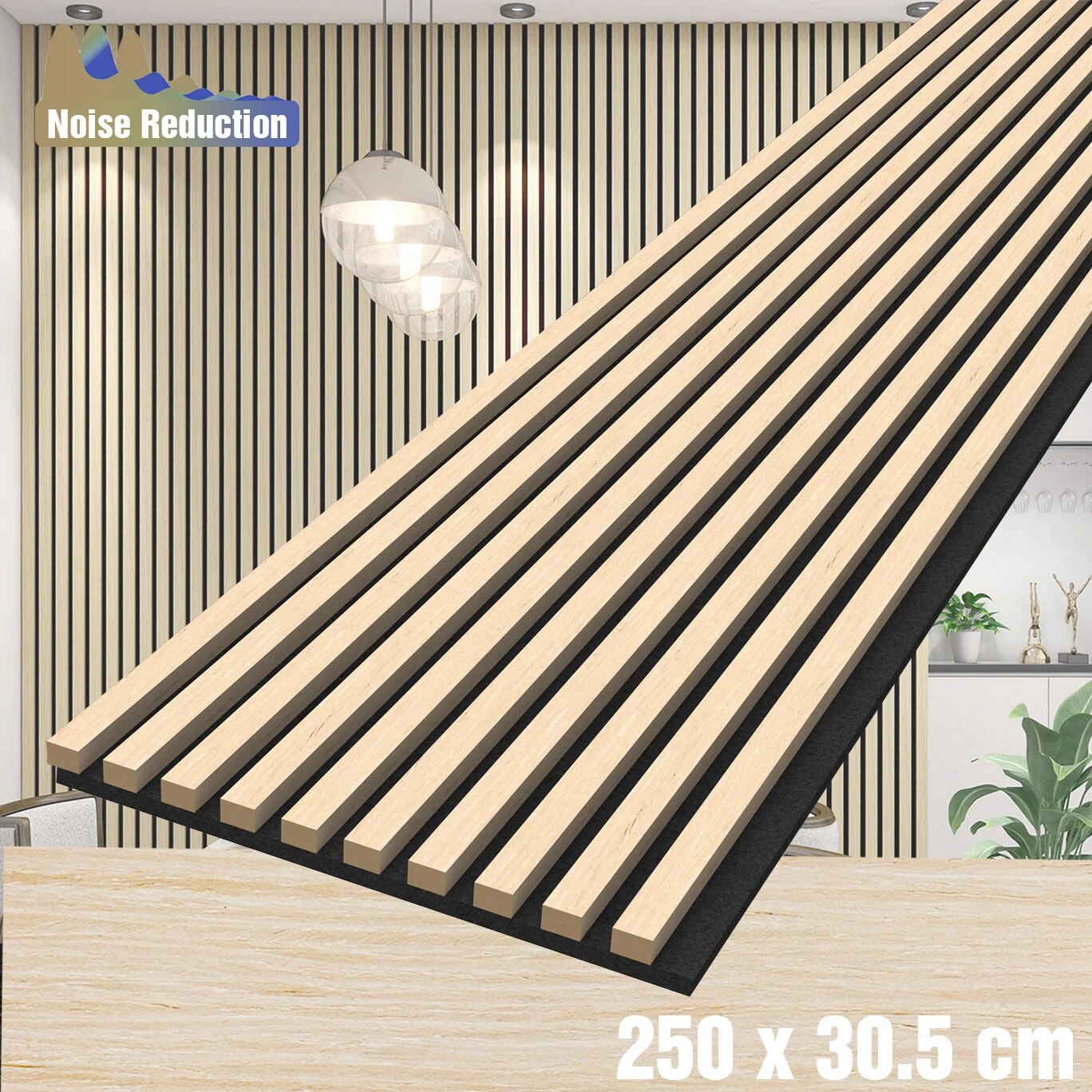Riflaj decorativ acustic Callena Stejar Deschis