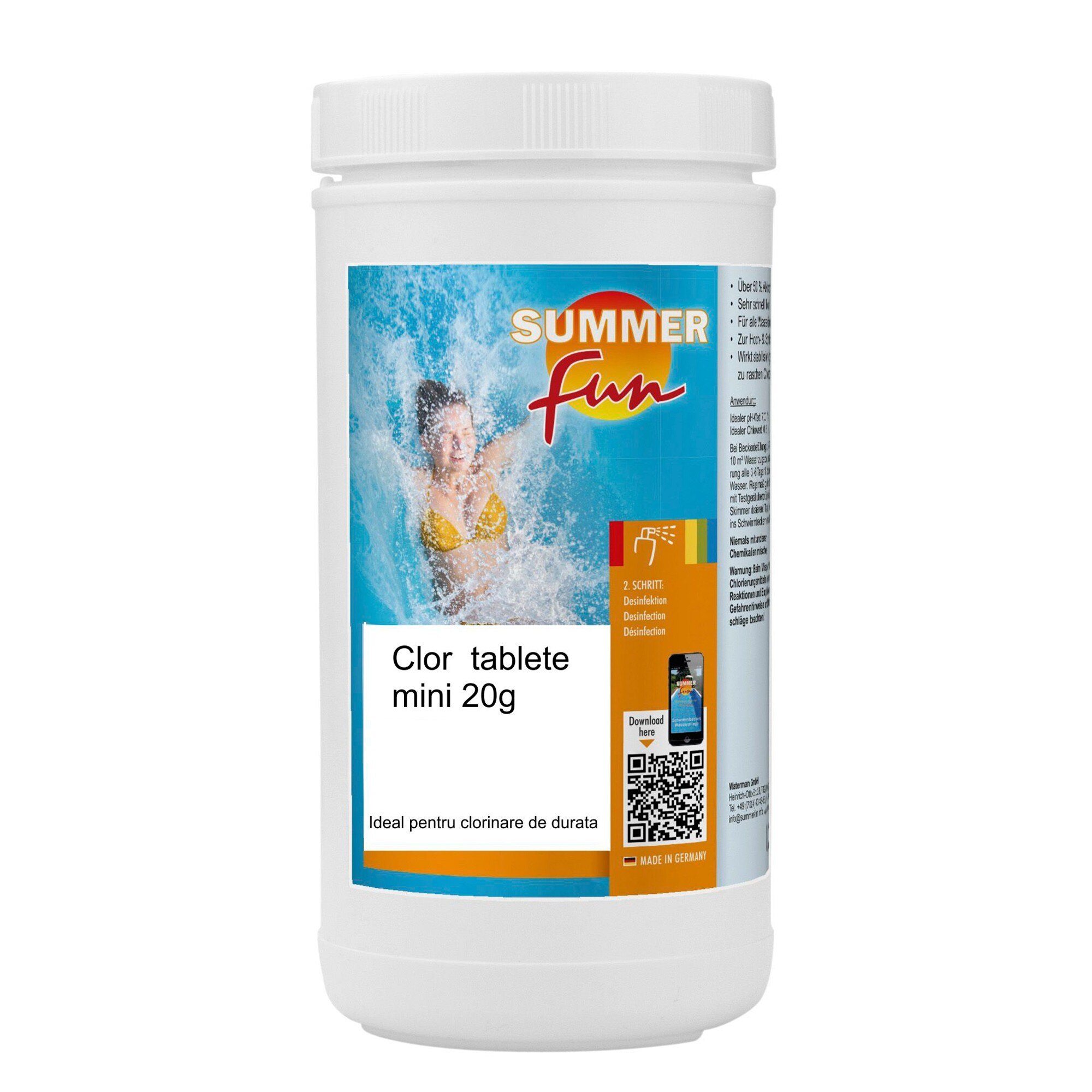 Clor Mini tablete 20g Summer Fun 1 kg