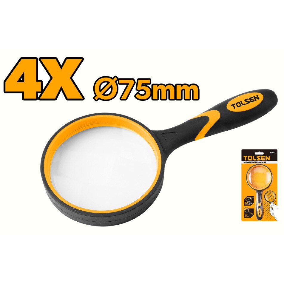 Lupa TOLSEN 4x 75mm
