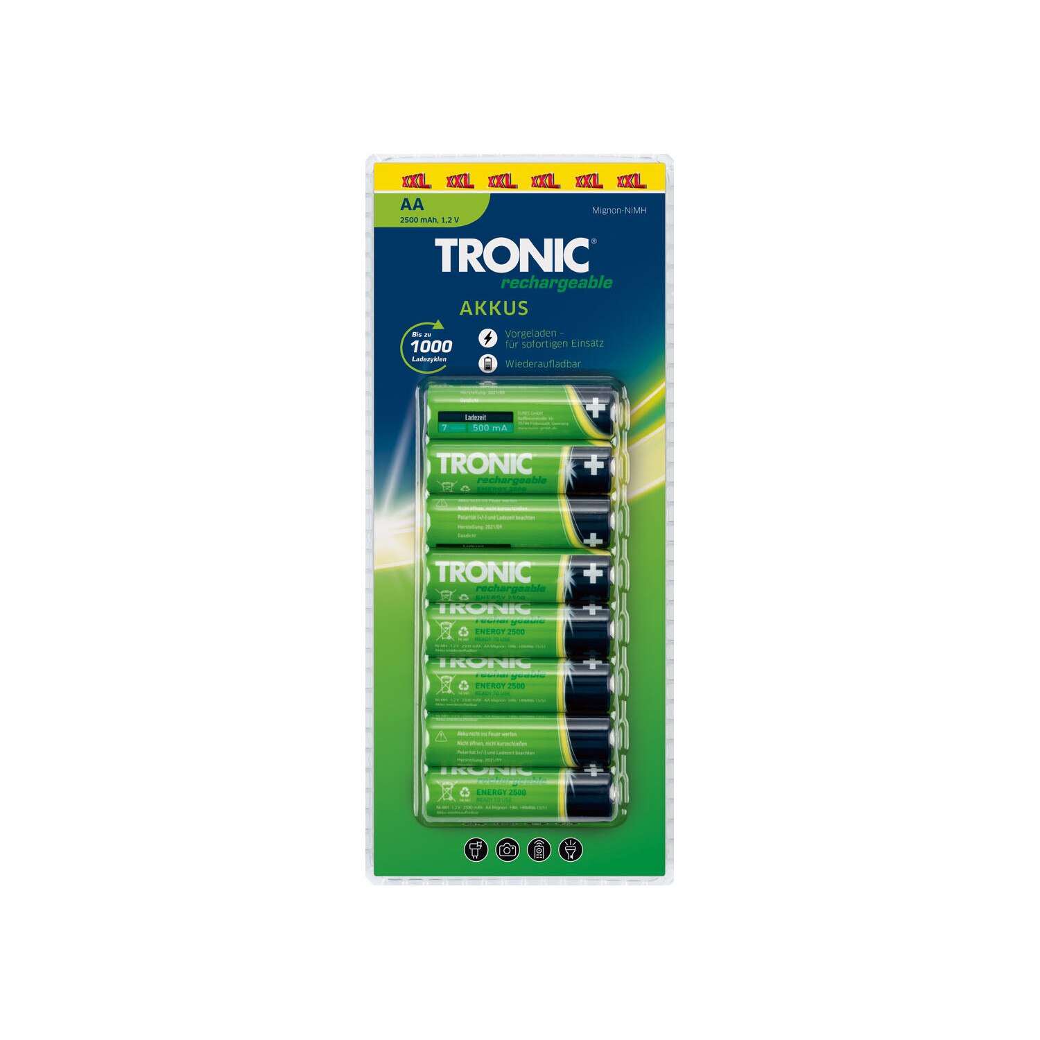 Acumulator TRONIC AA 2500mAh 8 buc