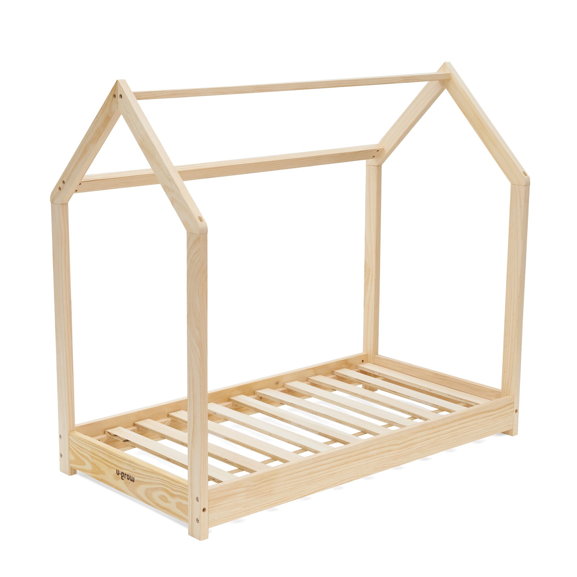 Pat casuta U-Grow 140x70 natur