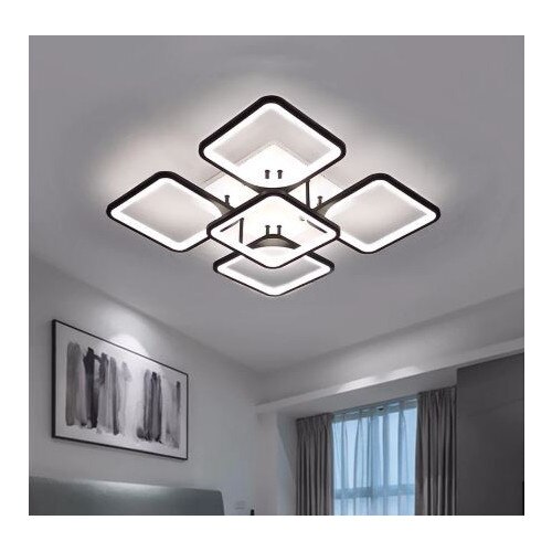 Lustra LED patrata 4+1