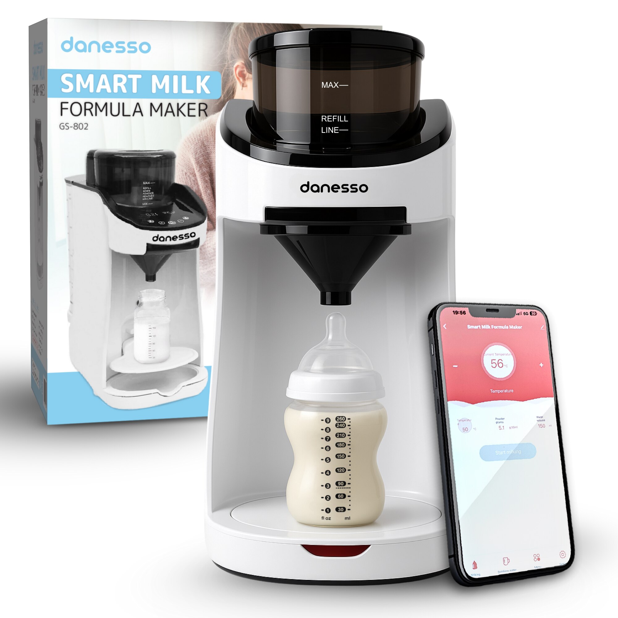 Danesso Espressor Lapte Praf