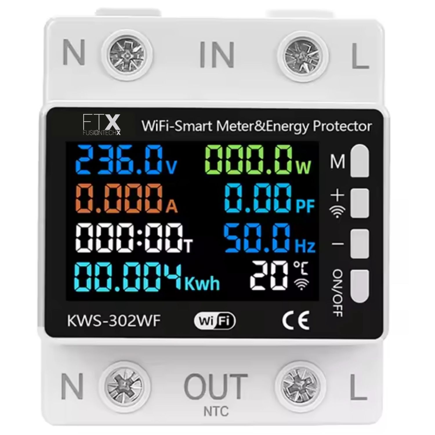 Contor monofazat smart FusionTechX 63A