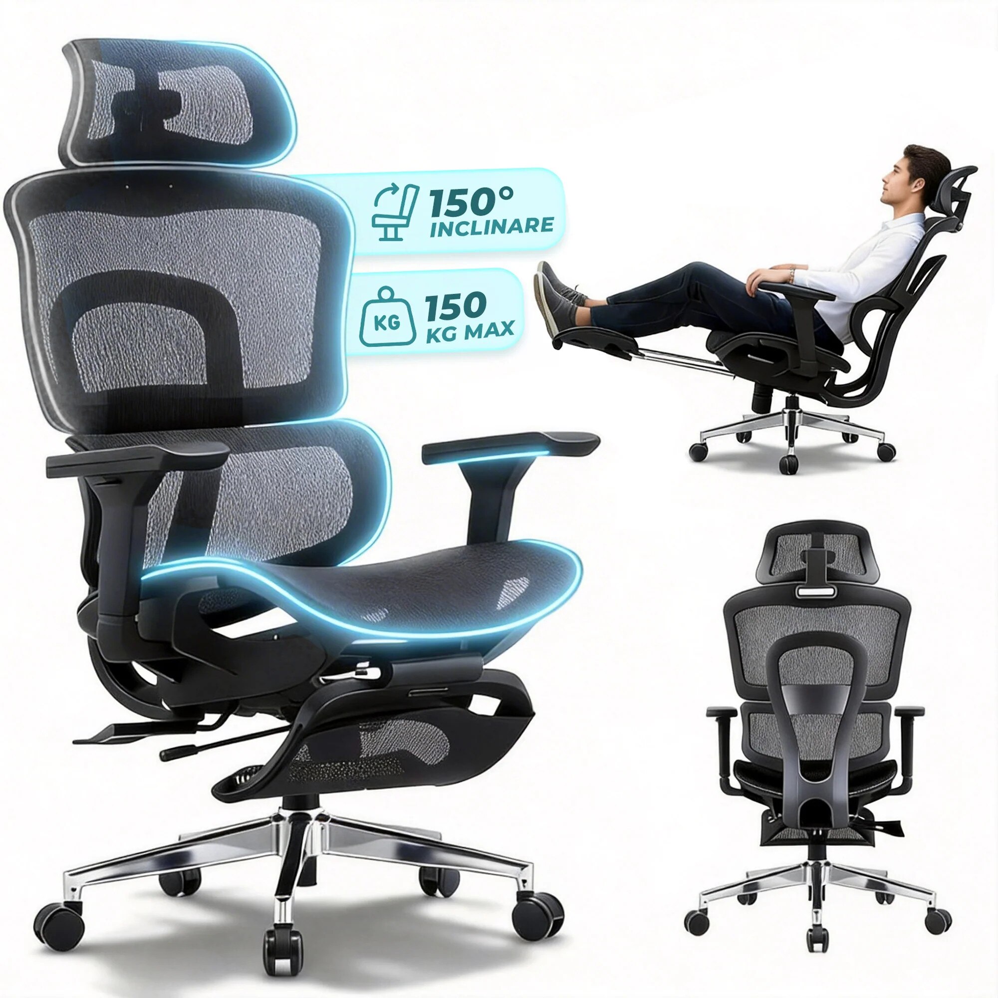 Scaun ergonomic Timebox