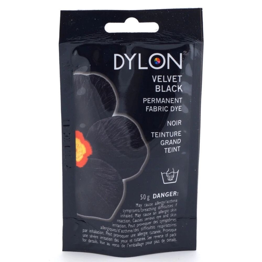 Vopsea haine manuală Dylon Velvet Black