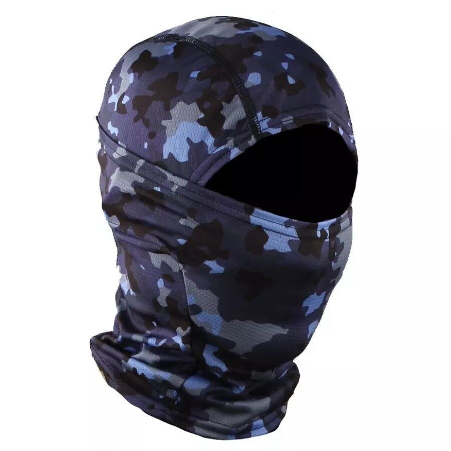 Cagula Tactica Balaclava Camuflaj Albastru HIPOLAR