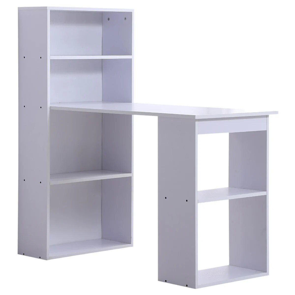 Birou modern cu biblioteca Homcom