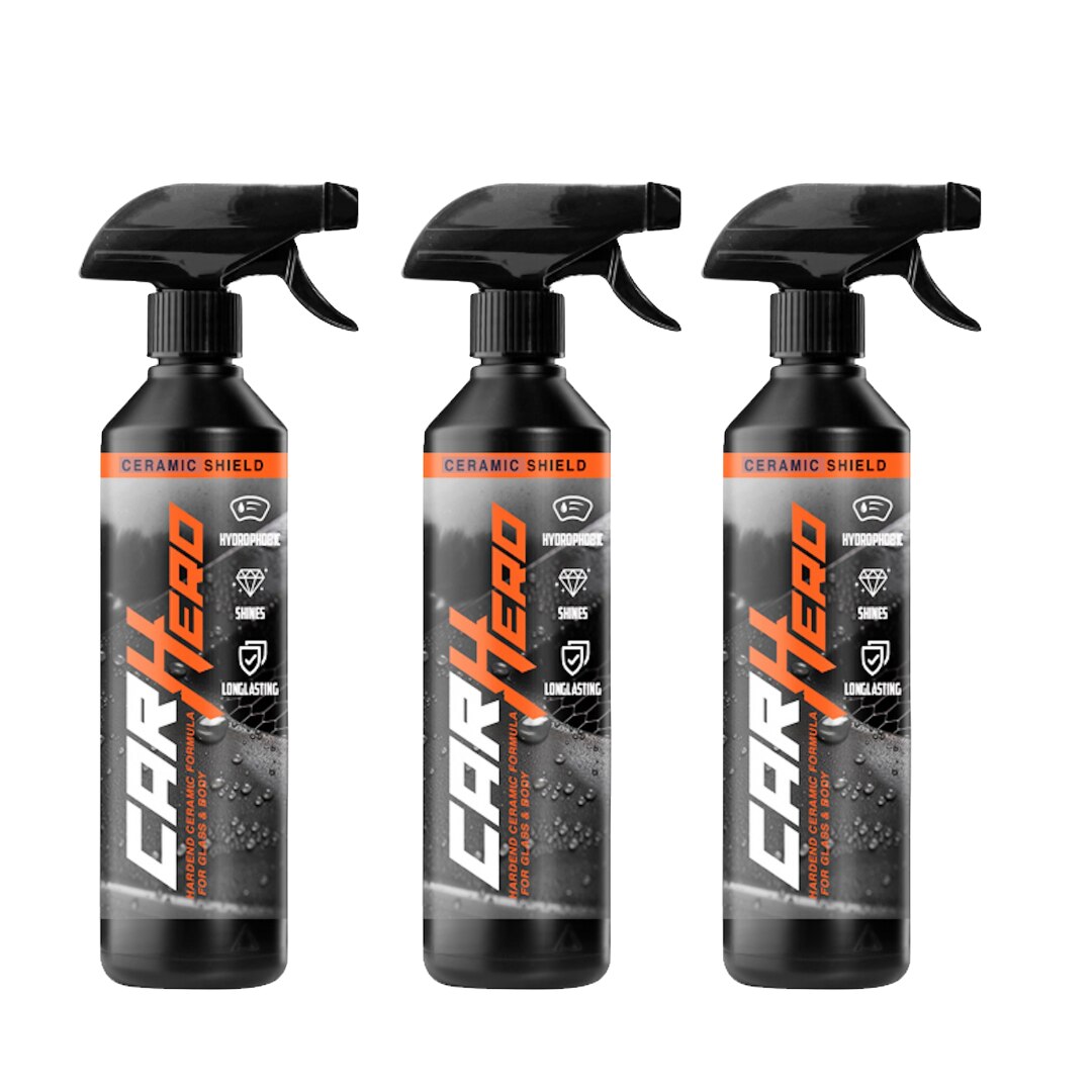 Set 3 x Protectie Ceramica Auto Car Hero