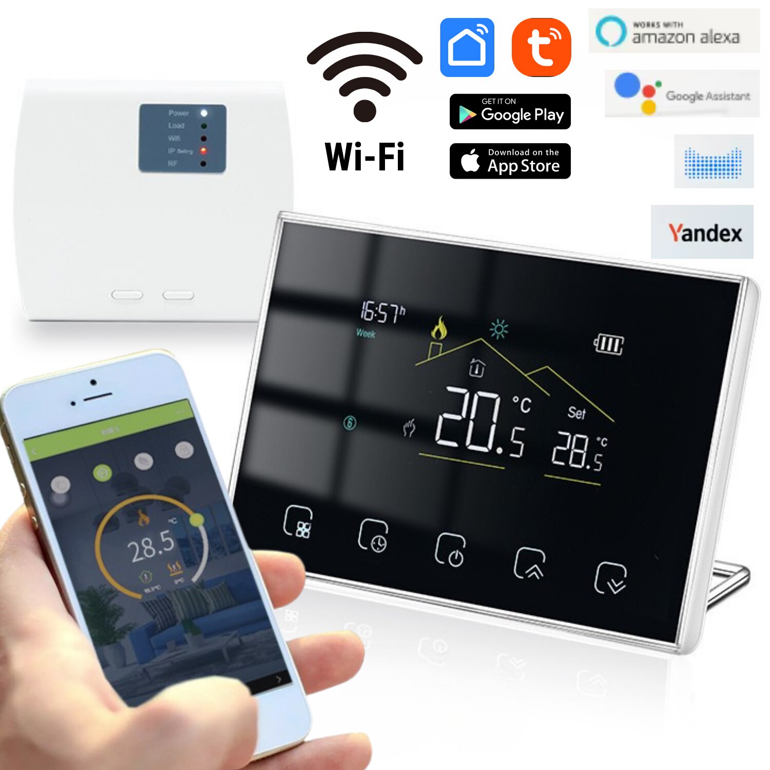Termostat Smart TrustTech BHT-8000RF
