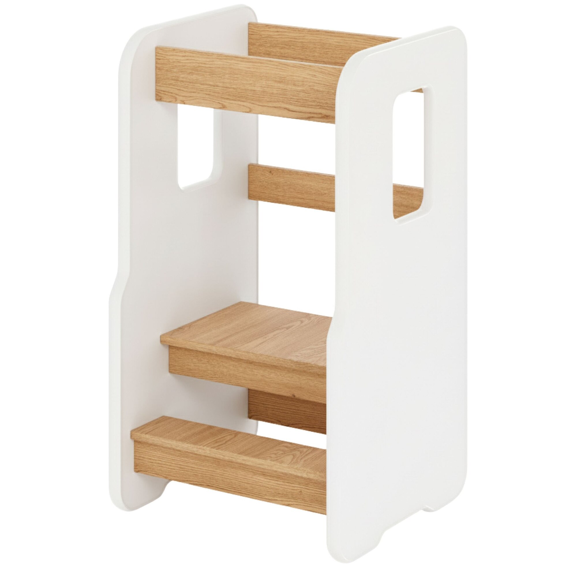 ComfortCove Learning Tower Alb/Stejar