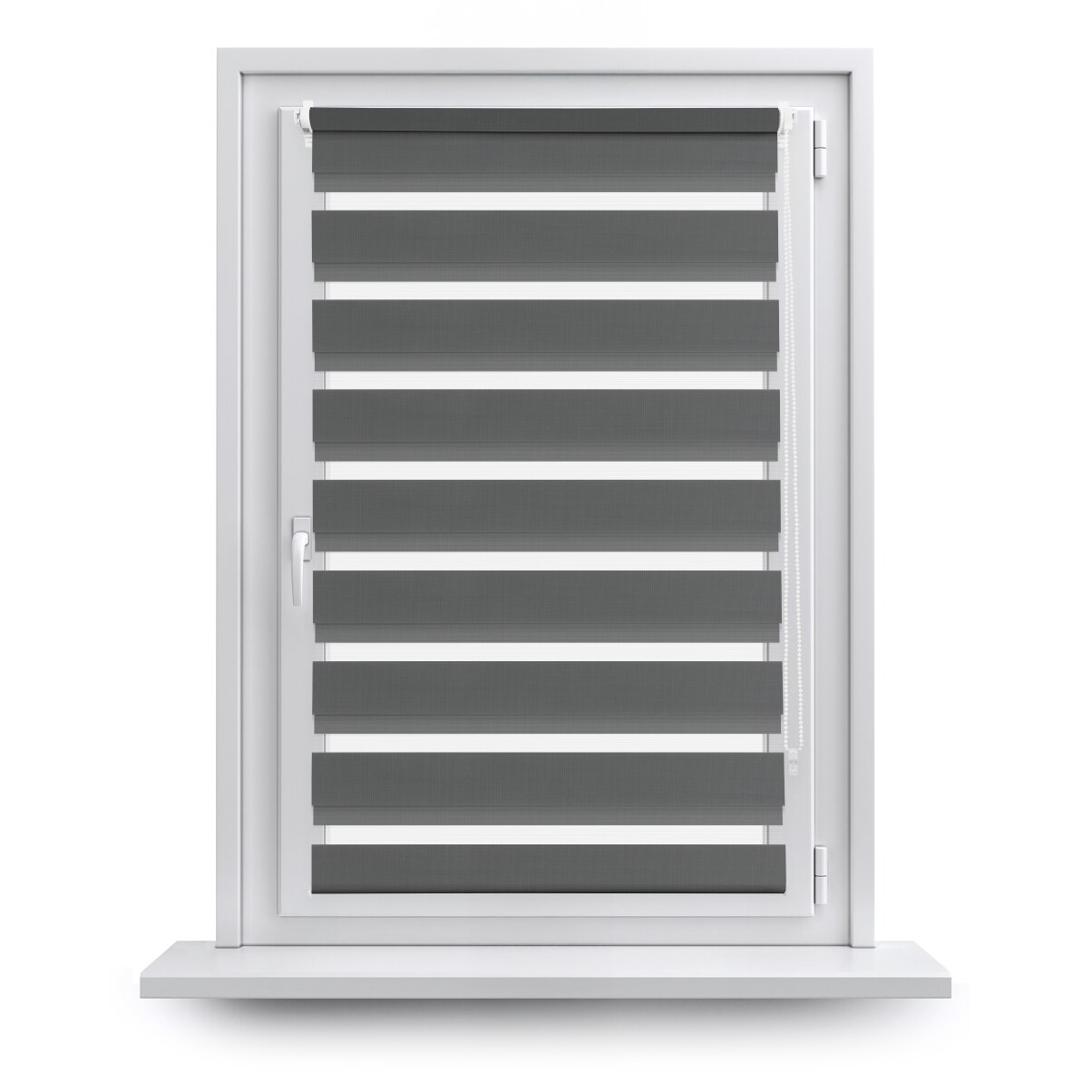 Jaluzea Zi si Noapte SUN DUO 56x140 cm Gri Grafit