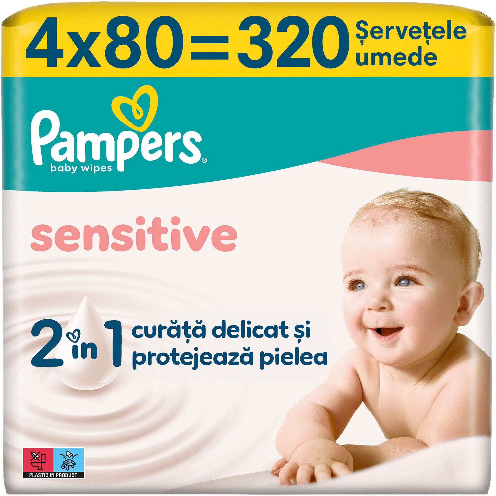 Pampers Sensitive 4x80