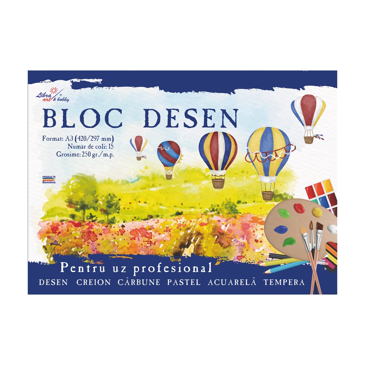 Bloc desen A3 Libra