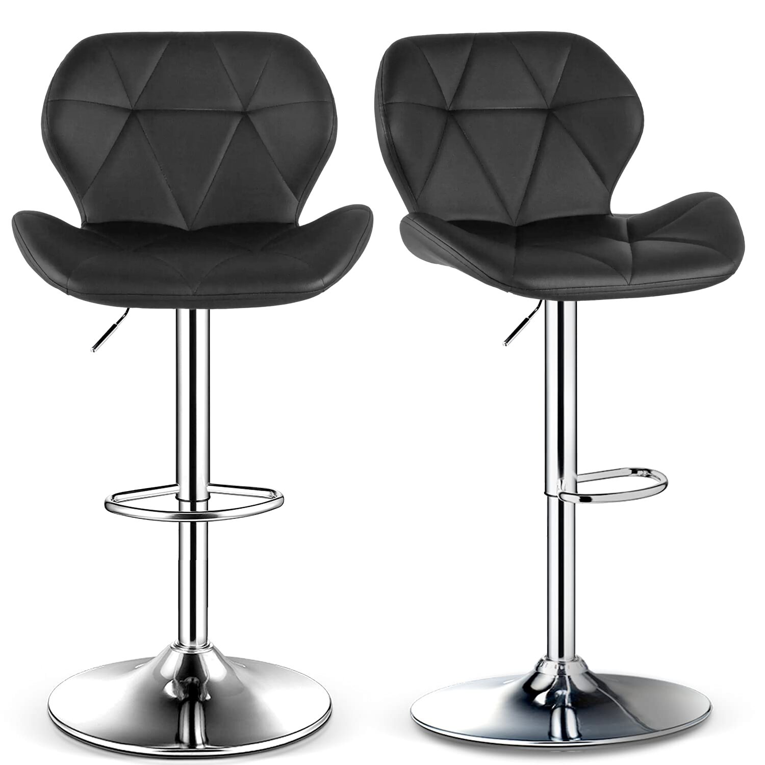 Set 2 scaune bar Quasar & Co. NOMA Negru