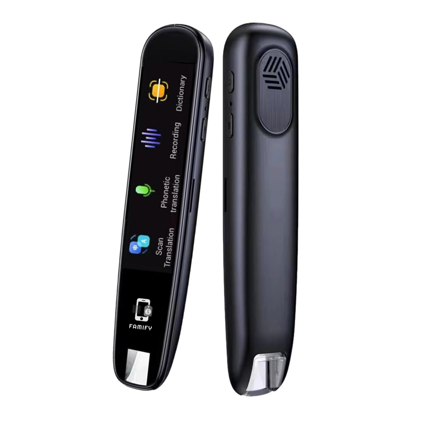 FAMIFY Traducator 112 Limbi Scanner Negru