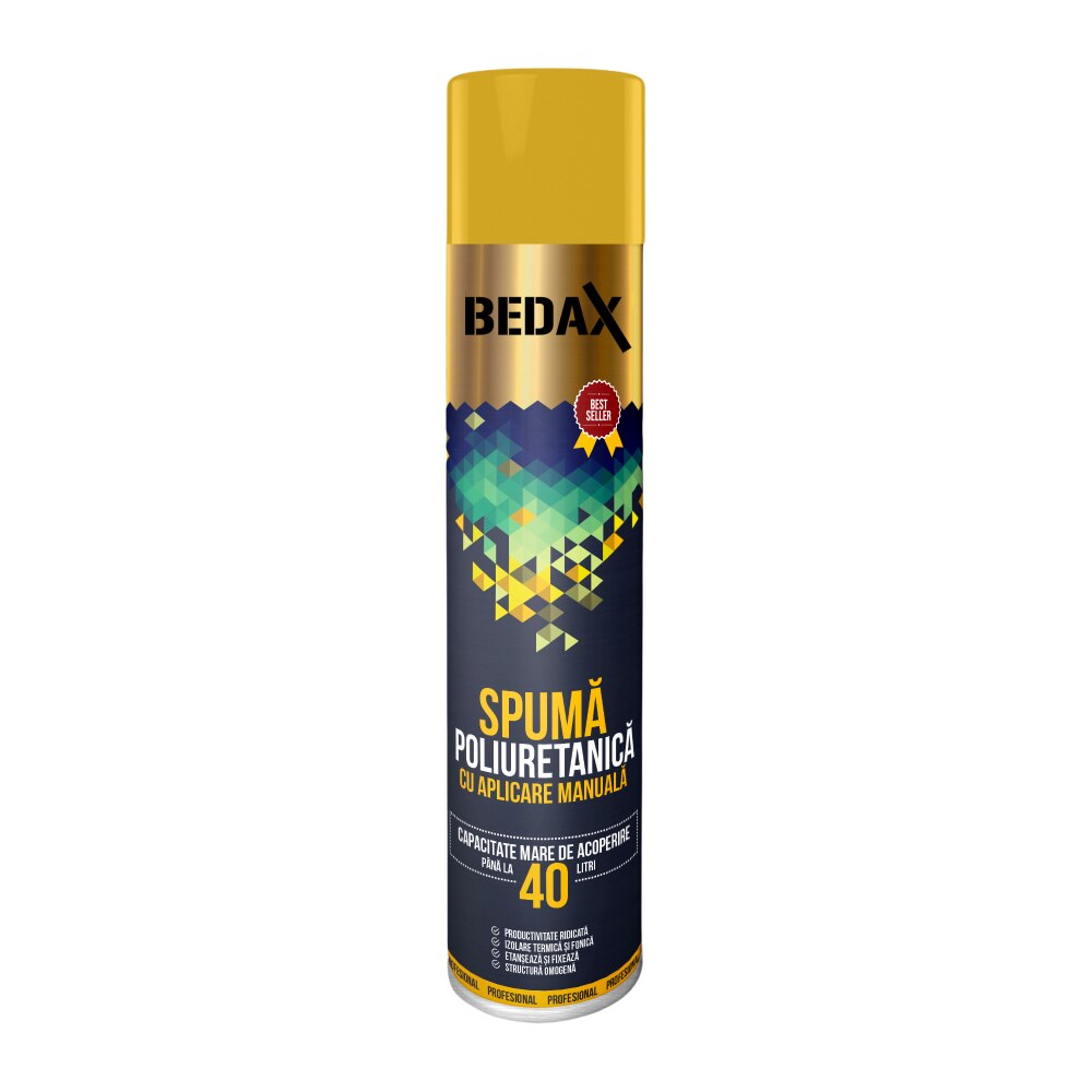 Spuma poliuretanica cu aplicare manuala 660ml Bedax