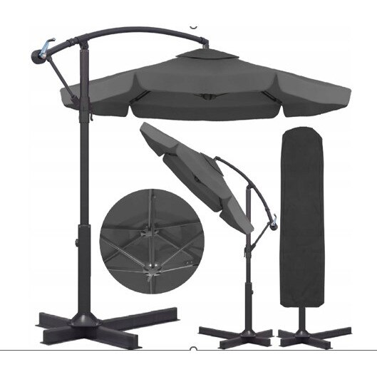 CIUPIGo Umbrelă Banana 300cm Negru