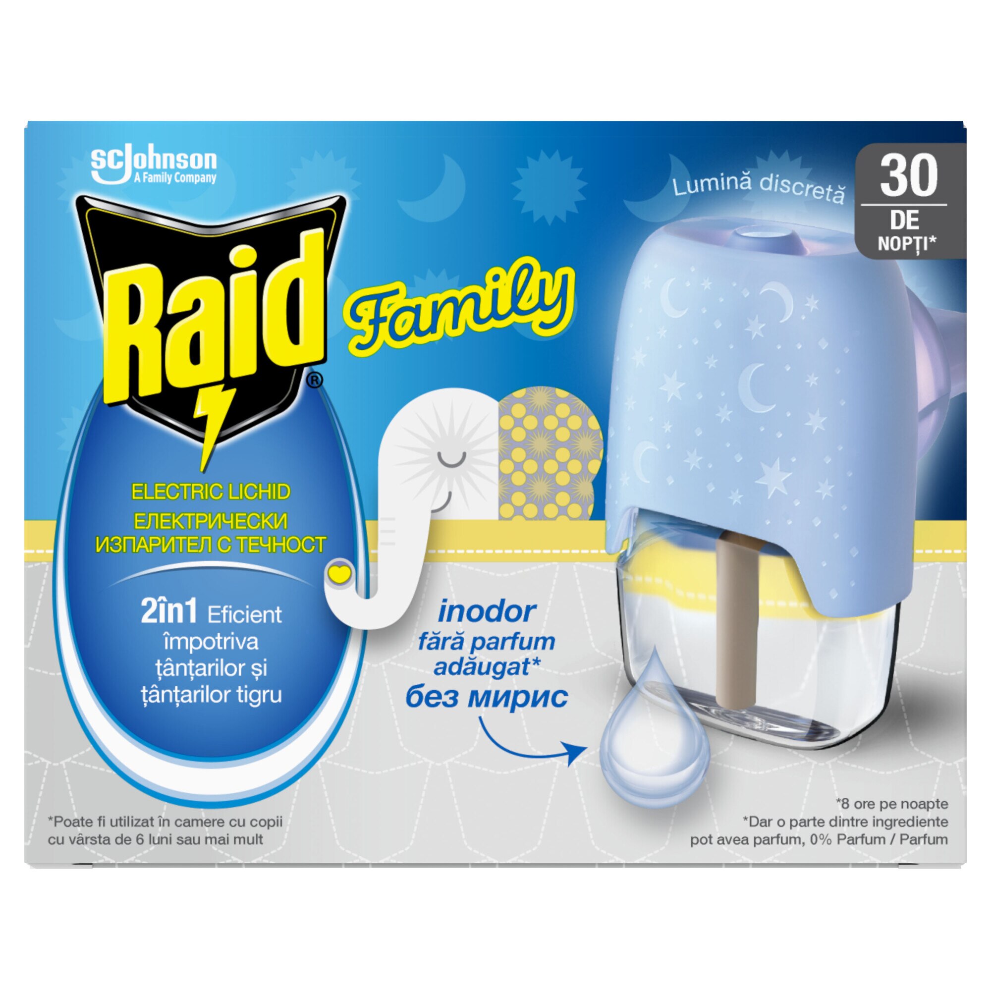Aparat electric Raid Family Liquid