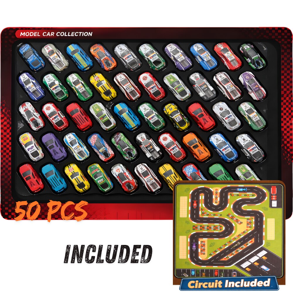 Set 50 masinute KidProtect Monster Pack