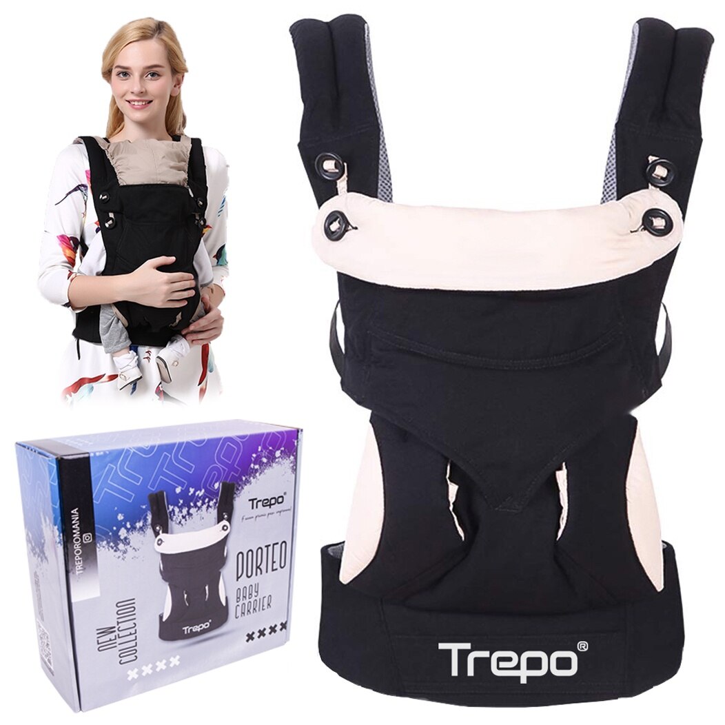 Marsupiu Ergonomic Trepo Negru