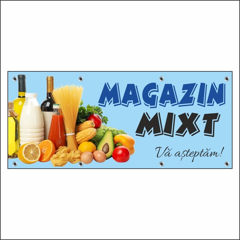 Banner MEDIA Magazin Mixt 150x60 cm