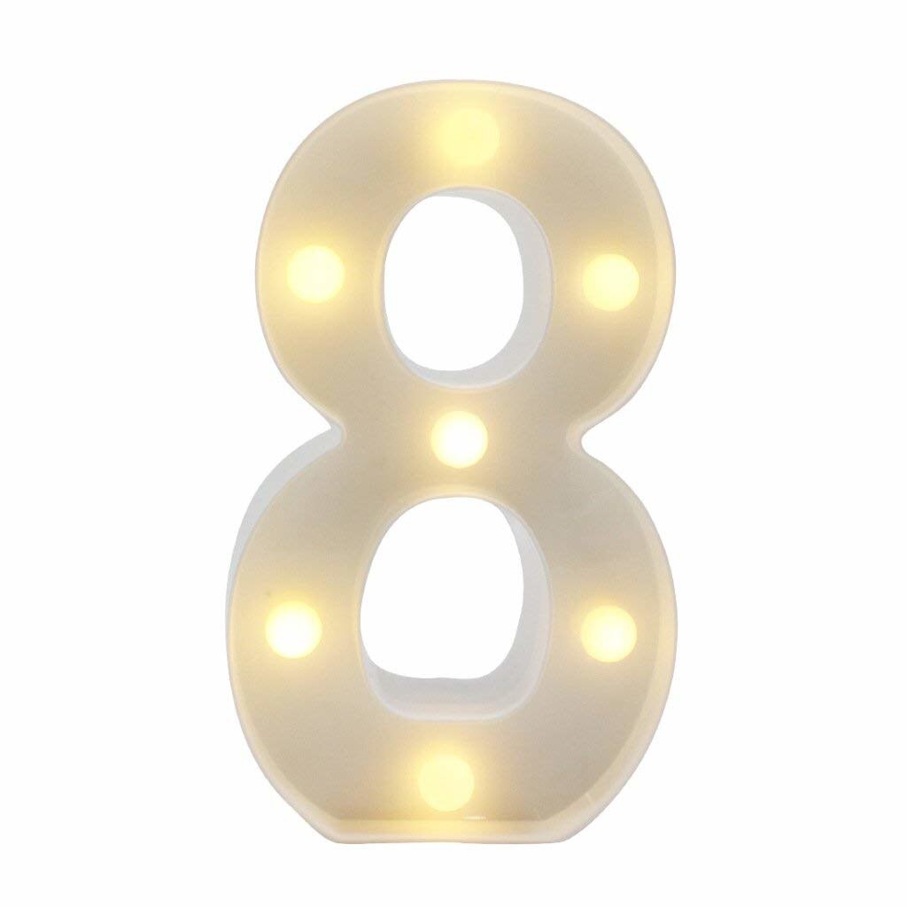 Cifra volumetrică 8 LED