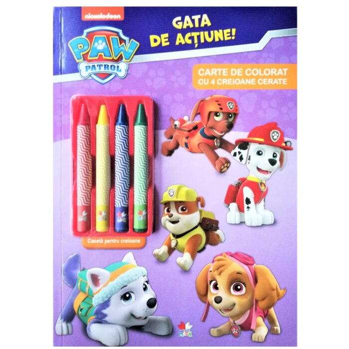 Gata De Acțiune! Contine 4 Creioane Cerate