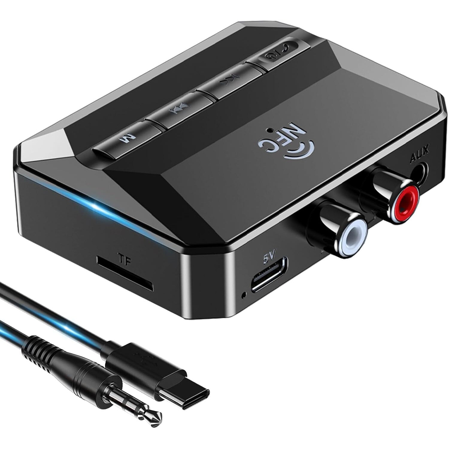 Adaptor Bluetooth 5.3 AUX/RCA/NFC PRESOMA